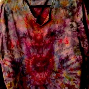 Lucky brand Tye dye long sleeve shirt